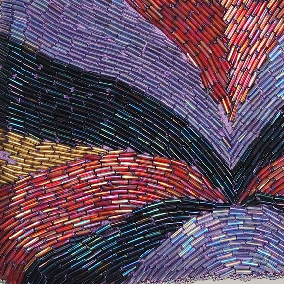 Vintage La Regale Beaded Purse Evening Bag Clutch Studio 18 *Some Beads Missing* - Picture 2 of 16